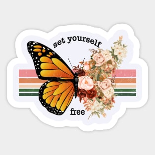 butterfly (set yourself free) Sticker